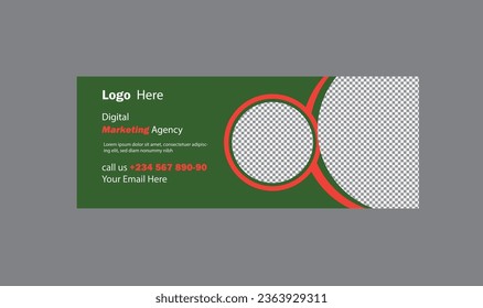 Digital marketing social media post banner template.