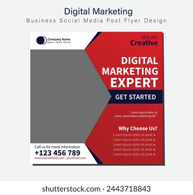 Digital Marketing Social Media Post Design