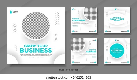 Digital marketing for social media post or square banner template