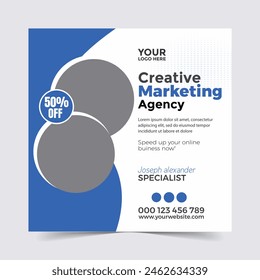 Digital marketing social media post Design