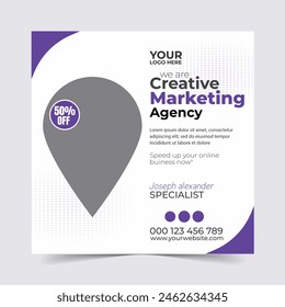 Digital marketing social media post Design