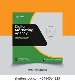 digital marketing social media post template