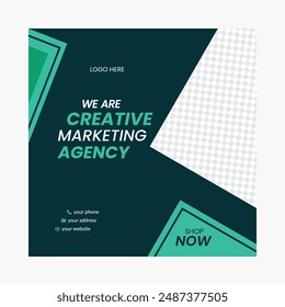 Digital Marketing Social Media Post template