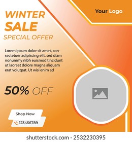 Digital marketing social media post template