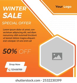 Digital marketing social media post template