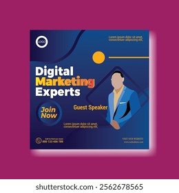 Digital Marketing Social Media Post banner Template social media post banner design template