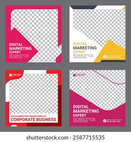 digital marketing social media template bundles for marketers