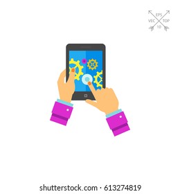 Digital Marketing and Tablet Icon