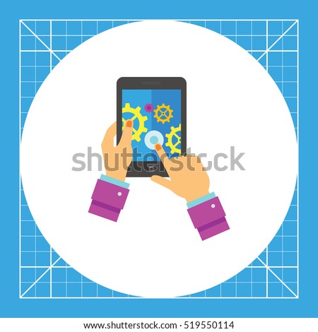 Digital Marketing and Tablet Icon