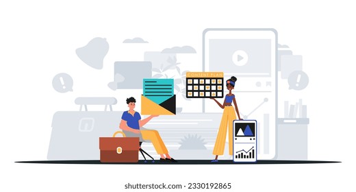 Digital Marketing Team. Ready to use banner