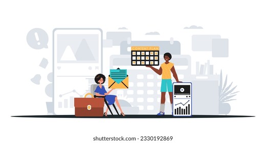 Digital Marketing Team. Ready to use banner