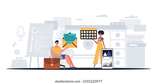 Digital Marketing Team. Ready to use banner