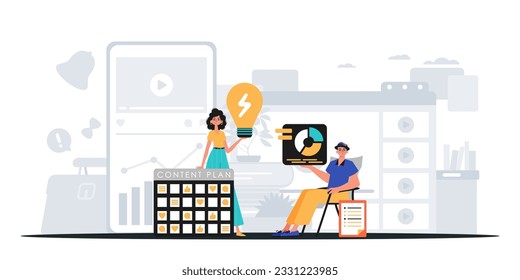 Digital Marketing Team. Ready to use banner