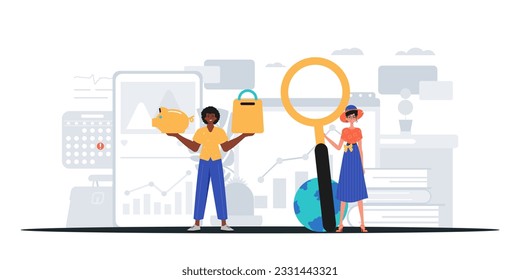 Digital Marketing Team. Ready to use banner