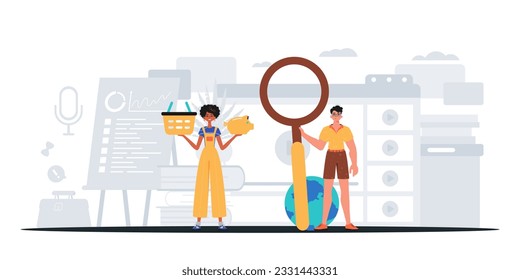 Digital Marketing Team. Ready to use banner