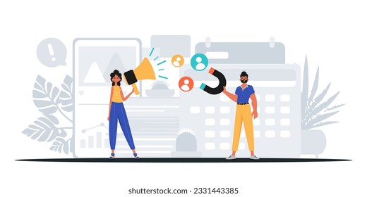Digital Marketing Team. Ready to use banner