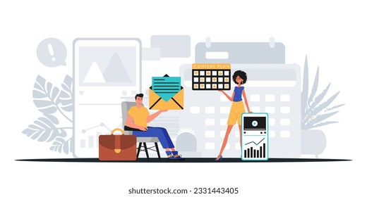 Digital Marketing Team. Ready to use banner