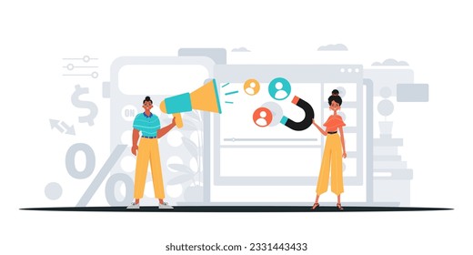 Digital Marketing Team. Ready to use banner