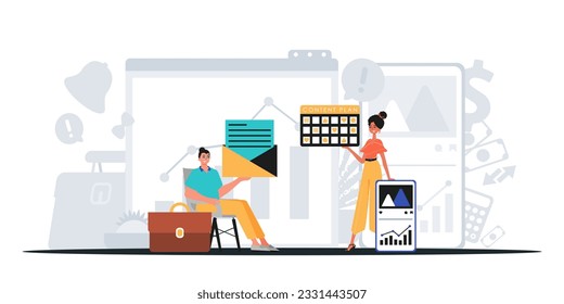 Digital Marketing Team. Ready to use banner