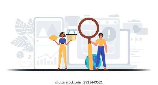 Digital Marketing Team. Ready to use banner