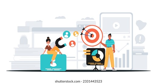 Digital Marketing Team. Ready to use banner