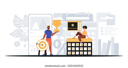 Digital Marketing Team. Ready to use banner