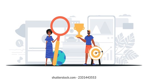 Digital Marketing Team. Ready to use banner
