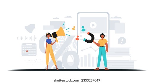Digital Marketing Team. Ready to use banner