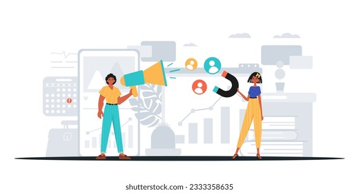 Equipo de Marketing Digital. Listo para usar el banner