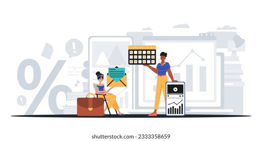 Digital Marketing Team. Ready to use banner