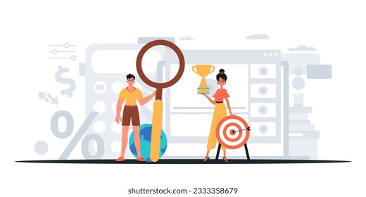 Digital Marketing Team. Ready to use banner