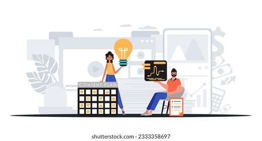Digital Marketing Team. Ready to use banner