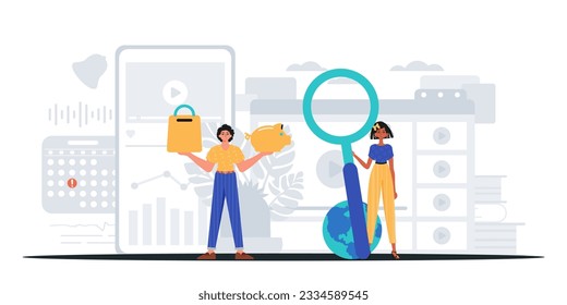 Digital Marketing Team. Ready to use banner