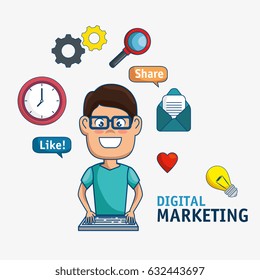 digital marketing technology icon