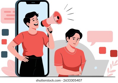 Digital Marketing Vector Ad Design