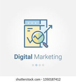 Digital Marketing vector icon