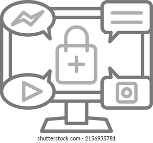 Icono vector de marketing digital. Se puede usar para imprimir, móviles y aplicaciones web.