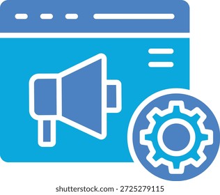 Icono de Vector de marketing digital. Se puede utilizar para aplicaciones de impresión, móviles y de Web.