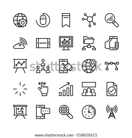 Digital Marketing Vector Icons 2