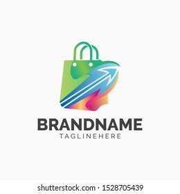 Digital marketing vector logo icon illustration