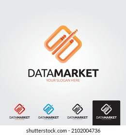 Digital marketing vector logo icon illustration