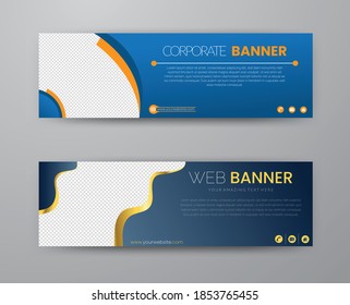 Plantilla de banner web de marketing digital