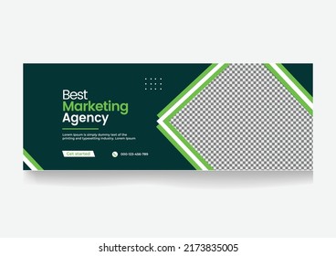 Digital marketing web banner and web banner template design