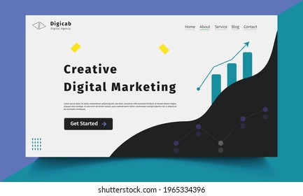 Digital Marketing Website Hero Template
