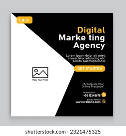 digital marketing-agency social-media  post template