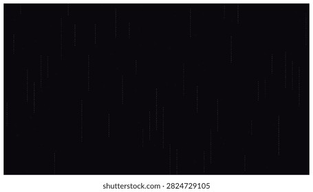 Digital matrix code background featuring falling binary numbers in multi colors. Abstract computer programming aesthetic with tech data stream vector illustration.