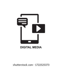 DIGITAL MEDIA ICON , SOCIAL MEDIA ICON