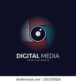 digital media logo design, icon design template elements