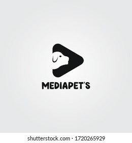 Plantilla de logotipo para reproducción digital