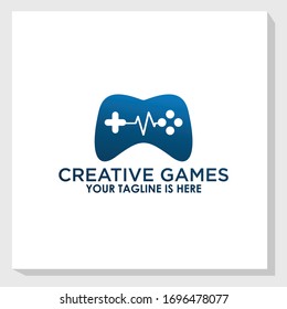 digital medicine icon logo template vector